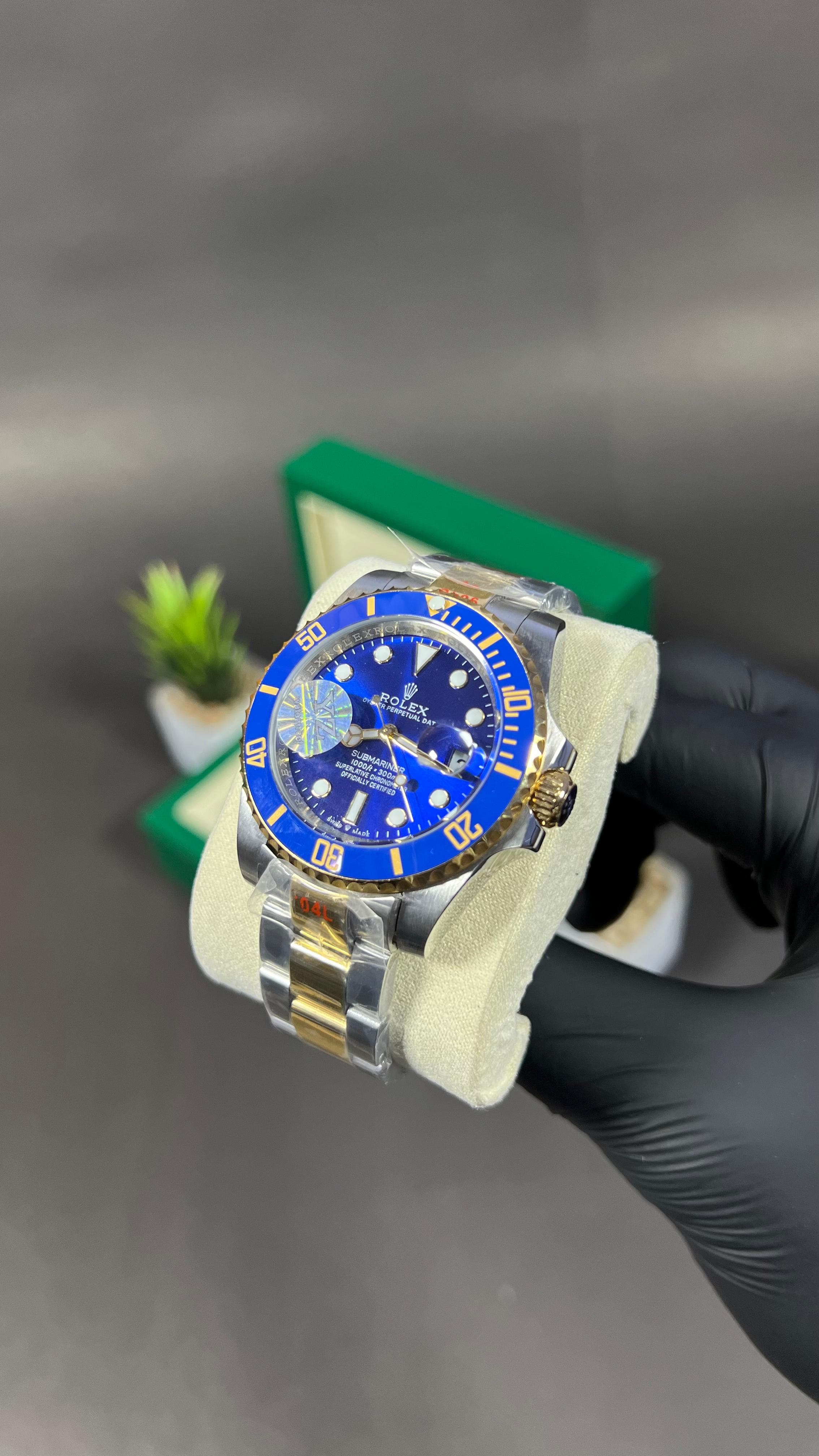 Rolex Submariner TwoTone Blue Dial alternate